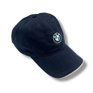 BMW Baseball Hat Dark Navy Blue Lifestyle Embroidered Logo‎ Adjustable